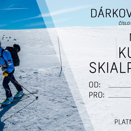 Dárkový poukaz - kurz skialpinismu