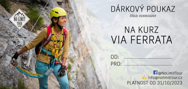 Dárkový poukaz - via ferrata
