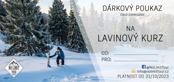 Dárkový poukaz - Lavinový kurz